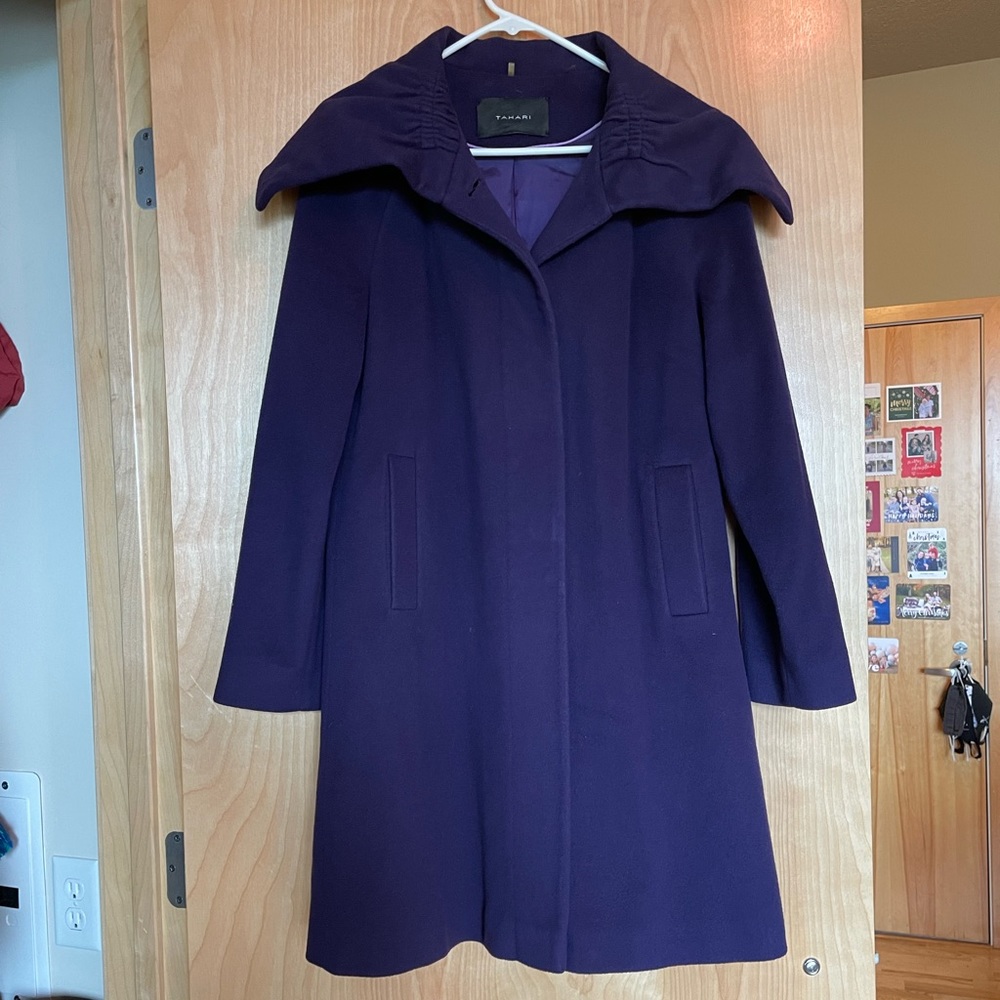 Beautiful Tahiri Wool Peacoat